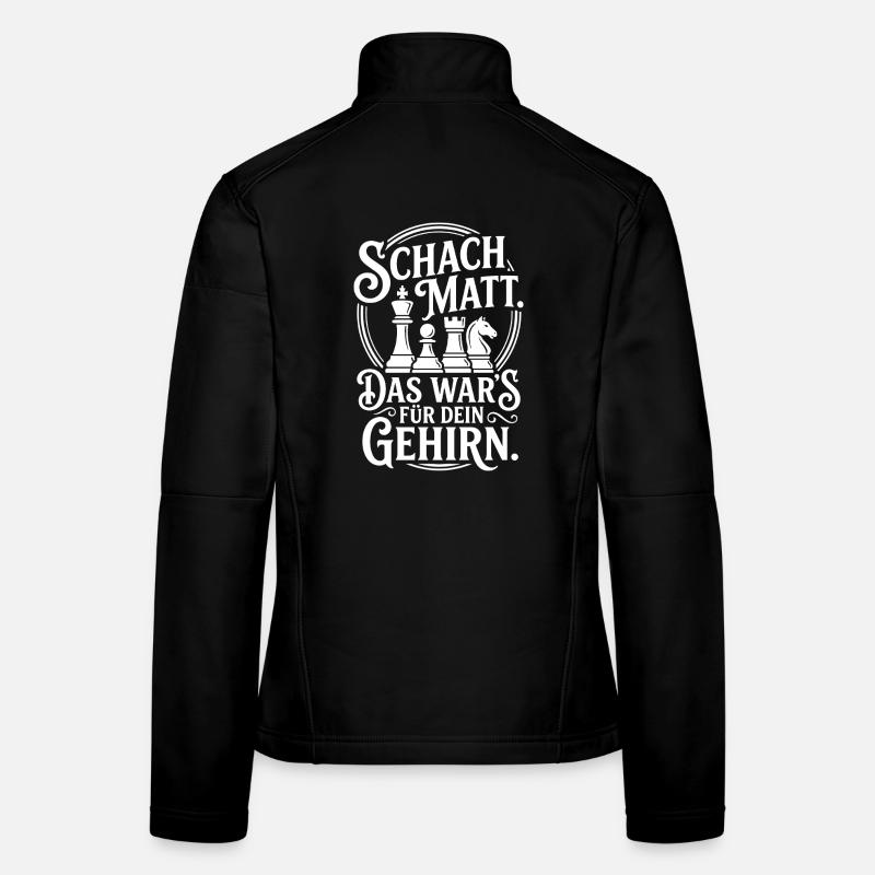 Échec et mat – Ton cerveau capitule Veste en tissu softshell Femme