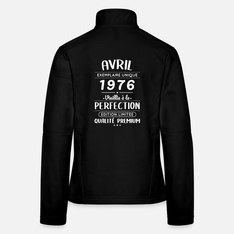 50-jähriges Jubiläum – April 1976 Perfektion - Frauen Softshelljacke - Schwarz