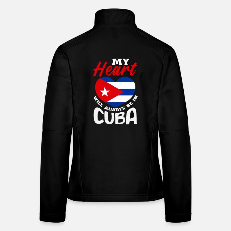Cuba Pride & Home - Cuba Flag Design Women's Softshell Jacket
