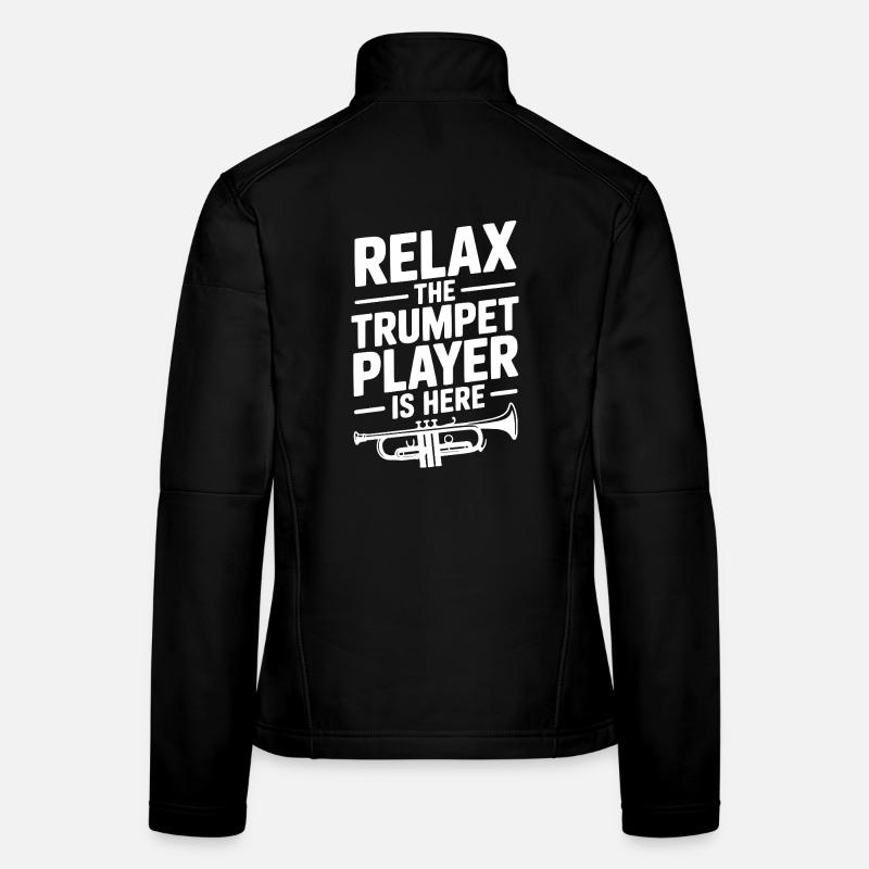 Entspann dich, der Trompeter ist da Frauen Softshelljacke
