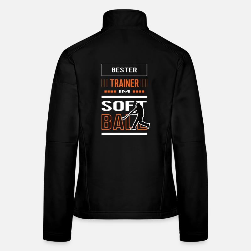 Best Softball Coach Softball Trainer Training Women's Softshell Jacket