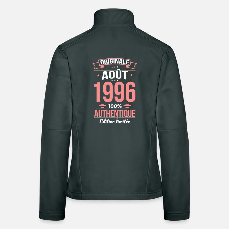 Anniversaire 30 ans - Originale - Août 1996 Veste en tissu softshell Femme