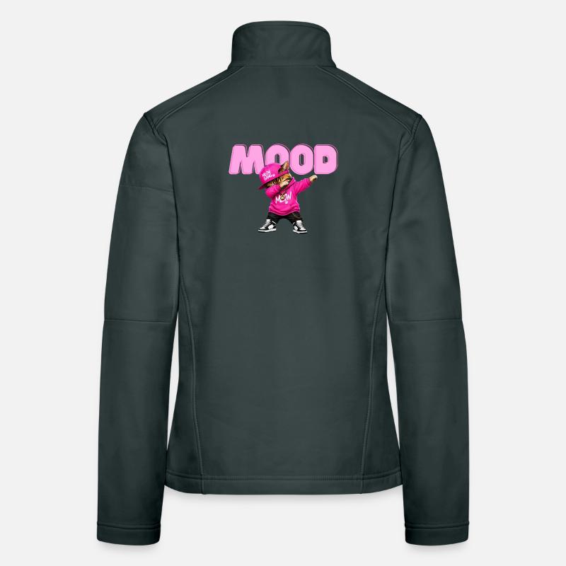 Chat de l’humeur Veste en tissu softshell Femme