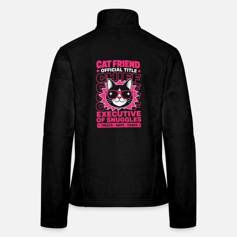 Ami chat Directeur général de Snuggles Veste en tissu softshell Femme