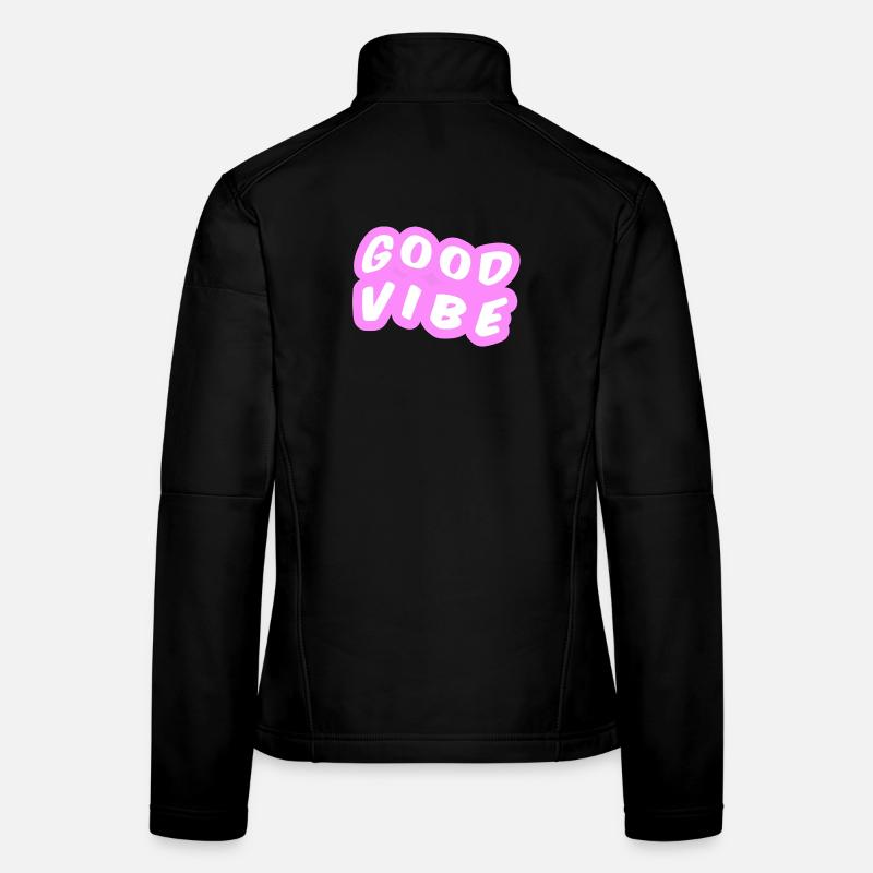Good Vibe Pastellrosa Frauen Softshelljacke