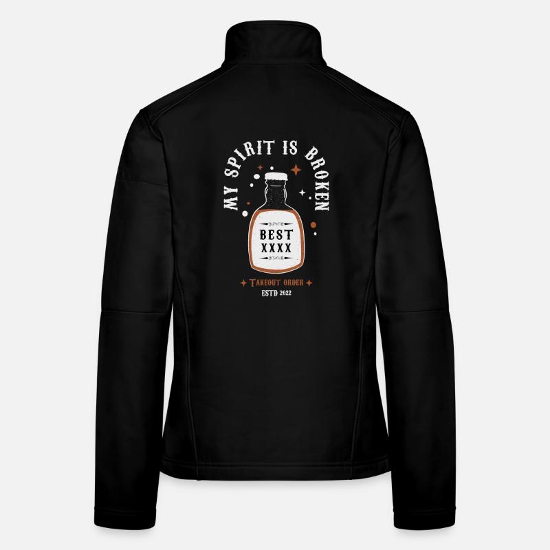 Spiritueller Trinker Frauen Softshelljacke