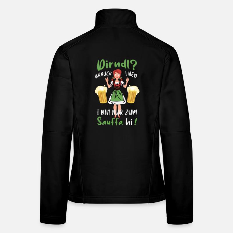 Mein Dirndl brauch ich nicht Frauen Softshelljacke