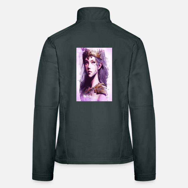 Valkyrie Amazon Warrior Fine Art Affiche Veste en tissu softshell Femme