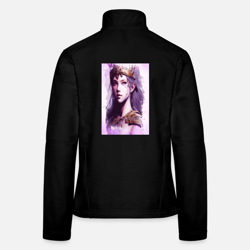 Valkyrie Amazon Warrior Fine Art Poster Women's Softshell Jacket