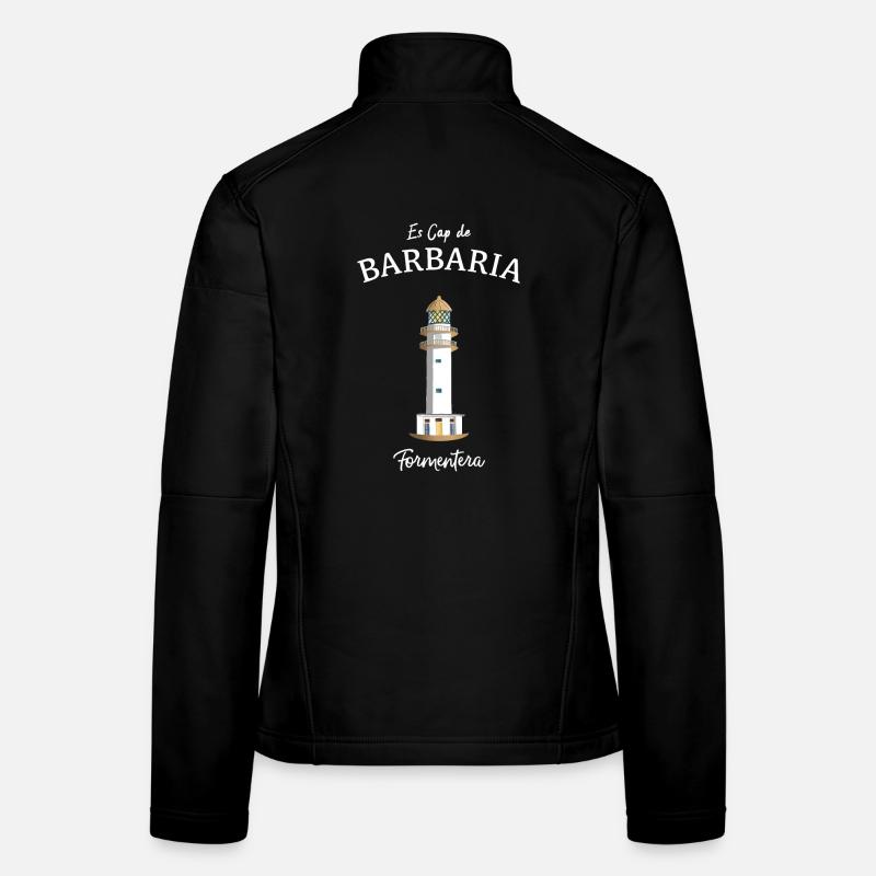 Formentera, Kultiger Leuchtturm Cap de Barbaria, Frauen Softshelljacke