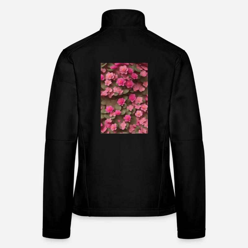 Blumen Kunst Frauen Softshelljacke