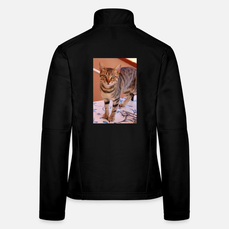 Chaton Chaton Veste en tissu softshell Femme