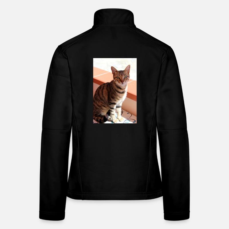 Chaton Chaton Veste en tissu softshell Femme
