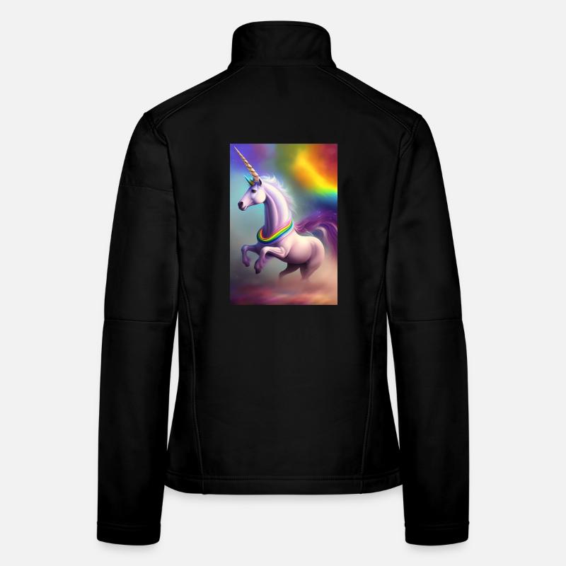 Licorne Veste en tissu softshell Femme