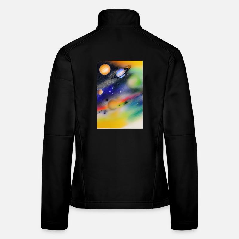 Space and planets Women's Softshell Jacket