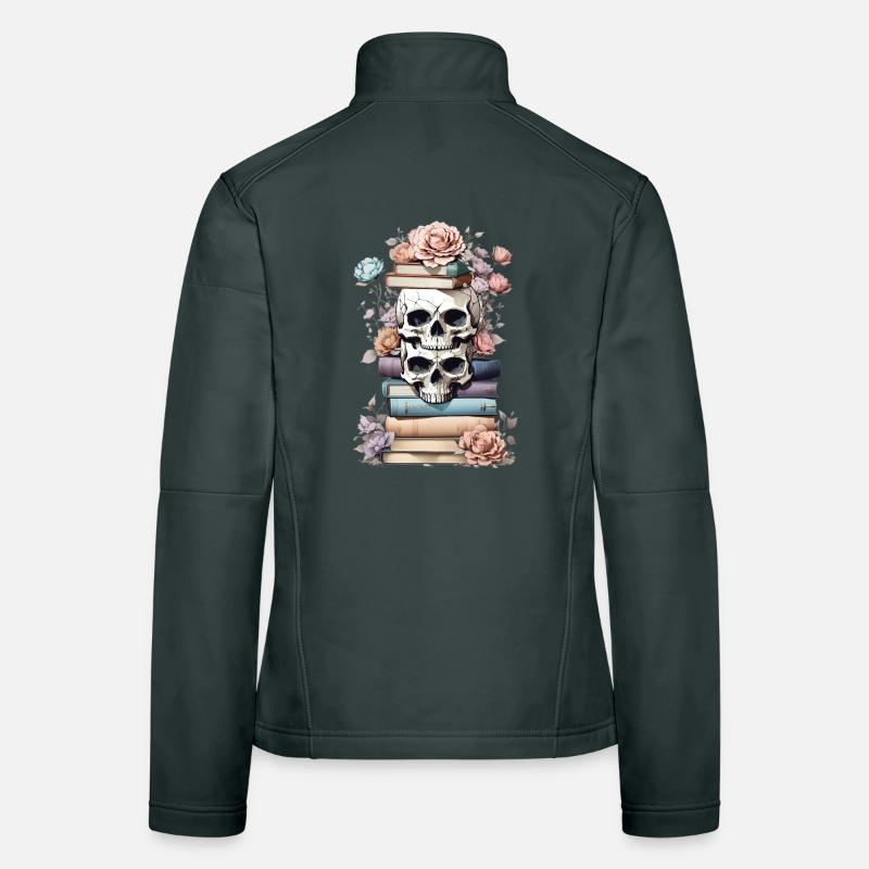 Bücherstapel Frauen Softshelljacke