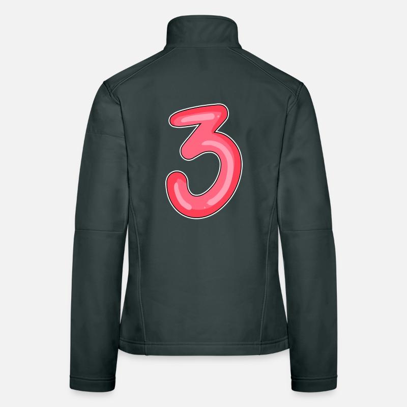 3 - Trois Veste en tissu softshell Femme