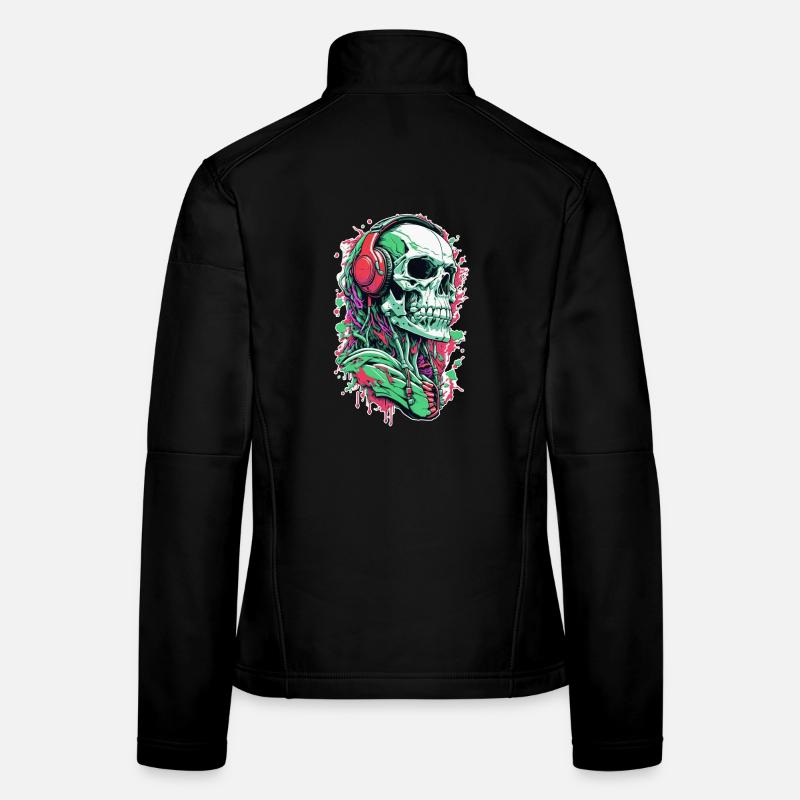 Schädel Musik Frauen Softshelljacke