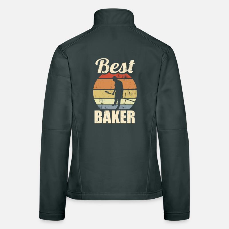 Lustiger Bäcker Frauen Softshelljacke