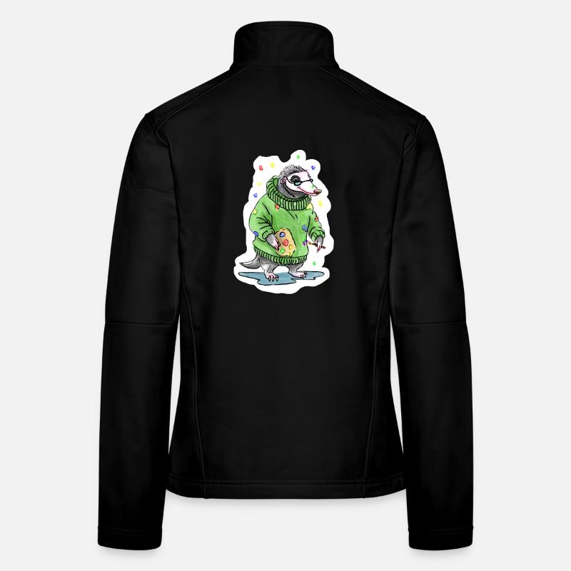 Kunstmaler-Meister - Frauen Softshelljacke - Schwarz