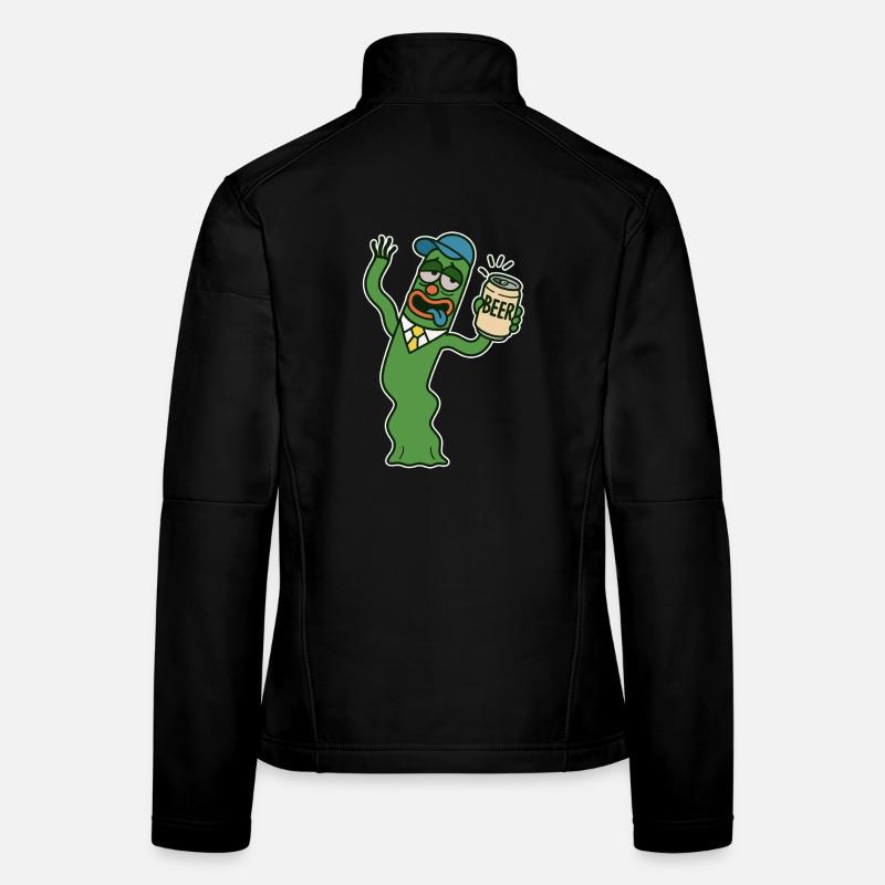 Wobbly-wobbly beer can comrade Women's Softshell Jacket