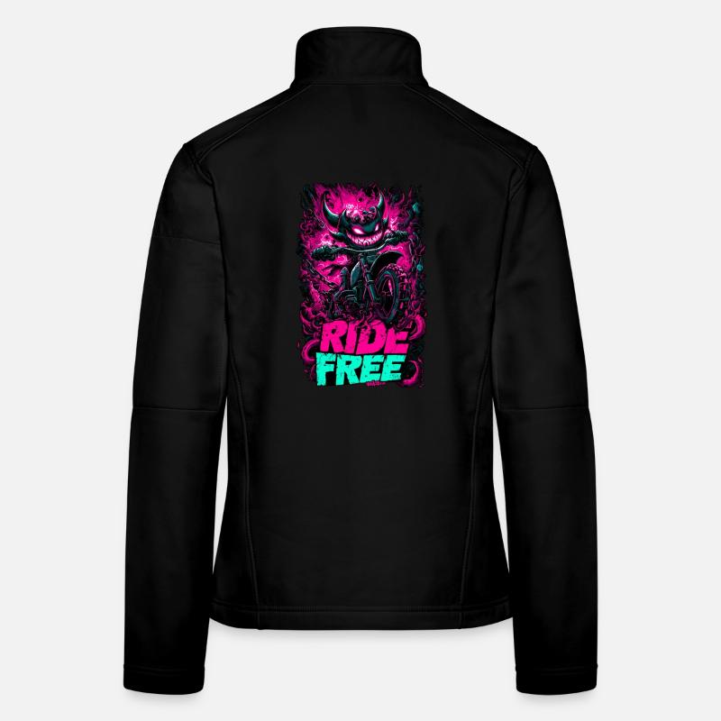 Demon Ride Frauen Softshelljacke