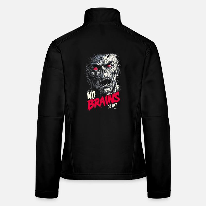 There are no brains Frauen Softshelljacke