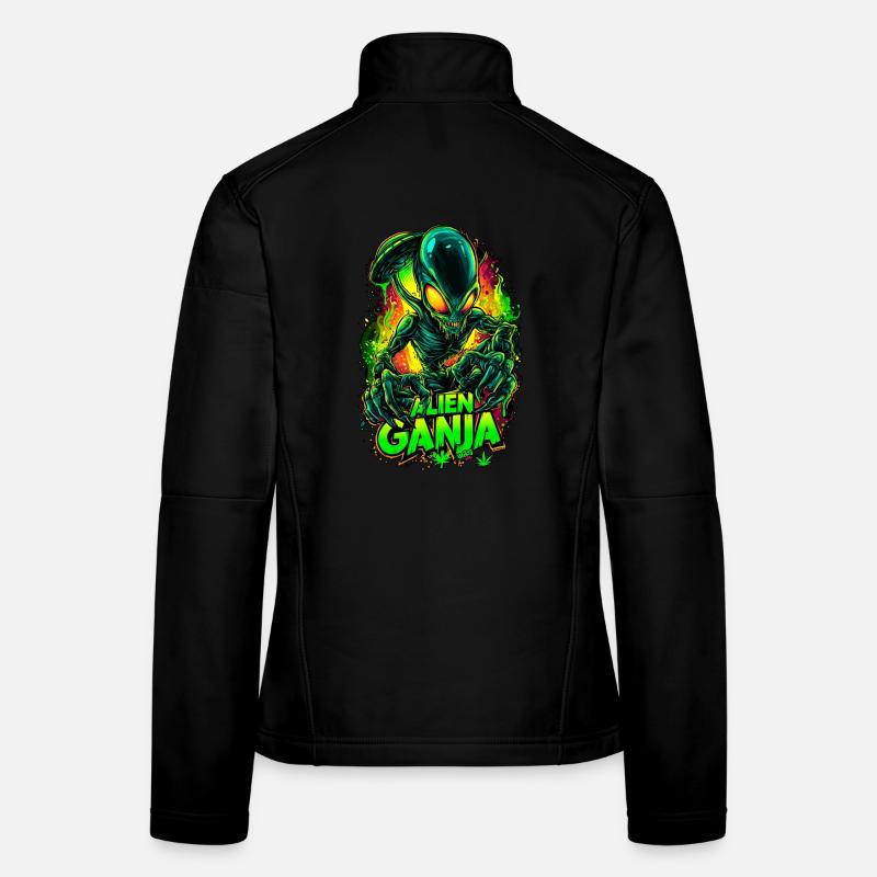 Alien Ganja Women's Softshell Jacket