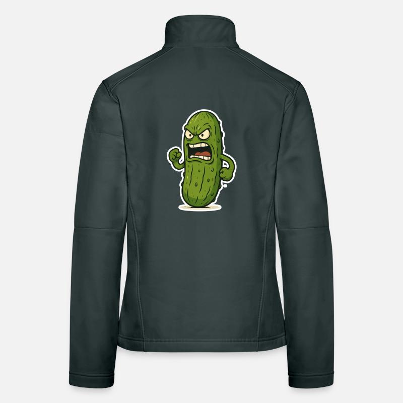 Cucumber attack Women's Softshell Jacket