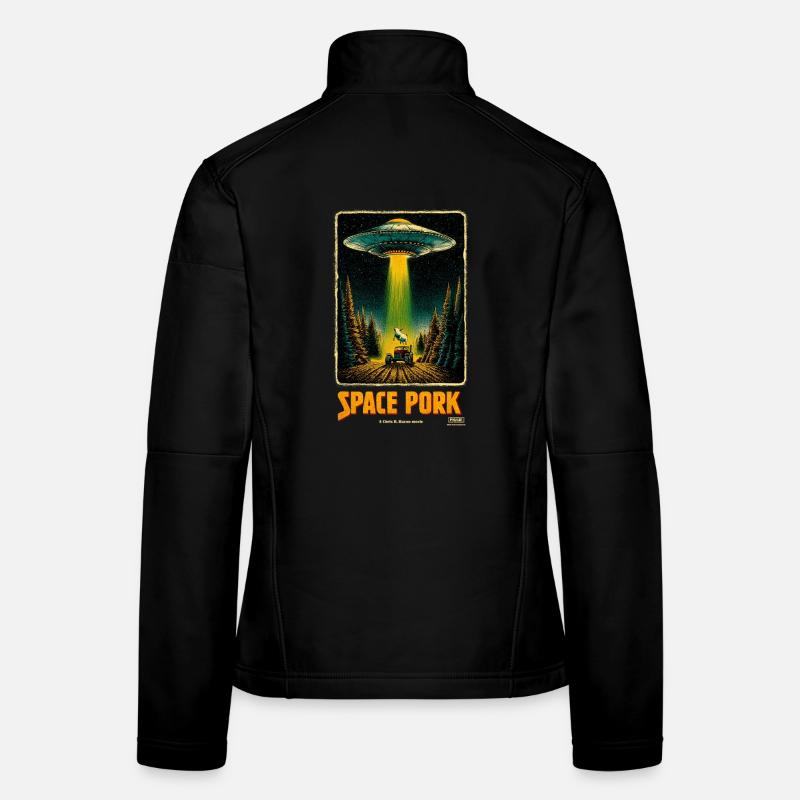 Porc de l’espace Veste en tissu softshell Femme