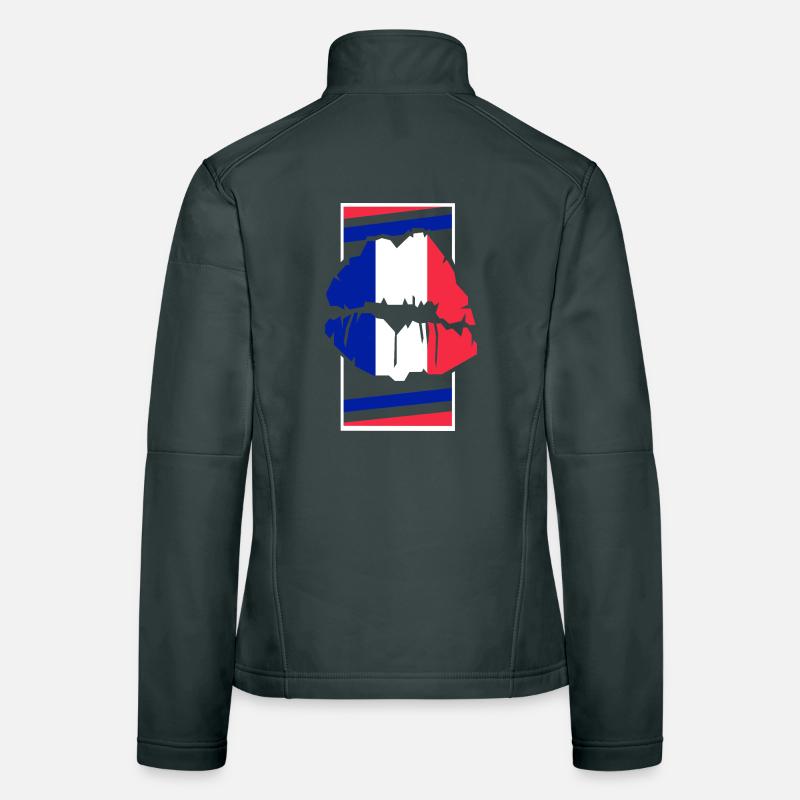 Frankreich Frauen Softshelljacke