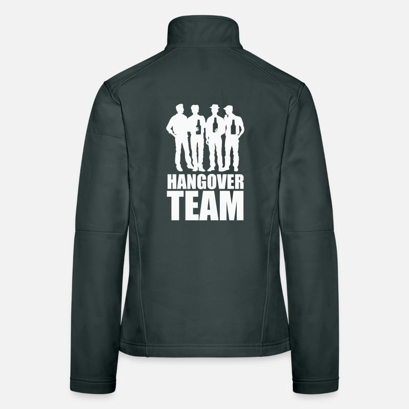 L’équipe de la gueule de bois Veste en tissu softshell Femme