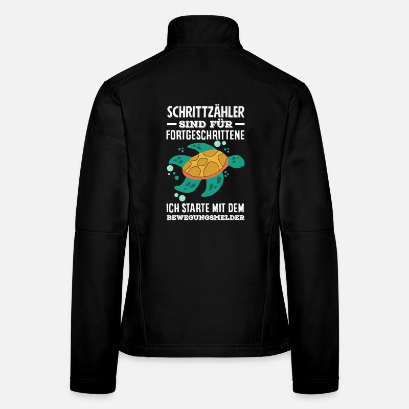 Podomètre? J’utilise le détecteur de mouvement Veste en tissu softshell Femme