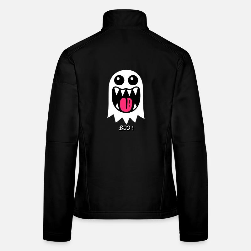 Ghost Buh - Frauen Softshelljacke - Schwarz