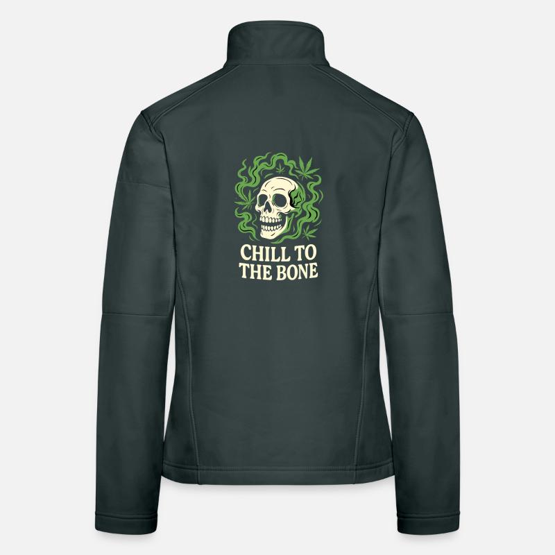 Chill to the Bone – Relaxed Skull Women's Softshell Jacket