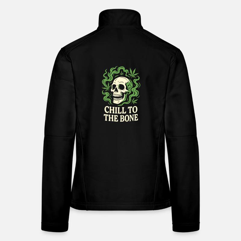 Chill to the Bone – Relaxed Skull Veste en tissu softshell Femme