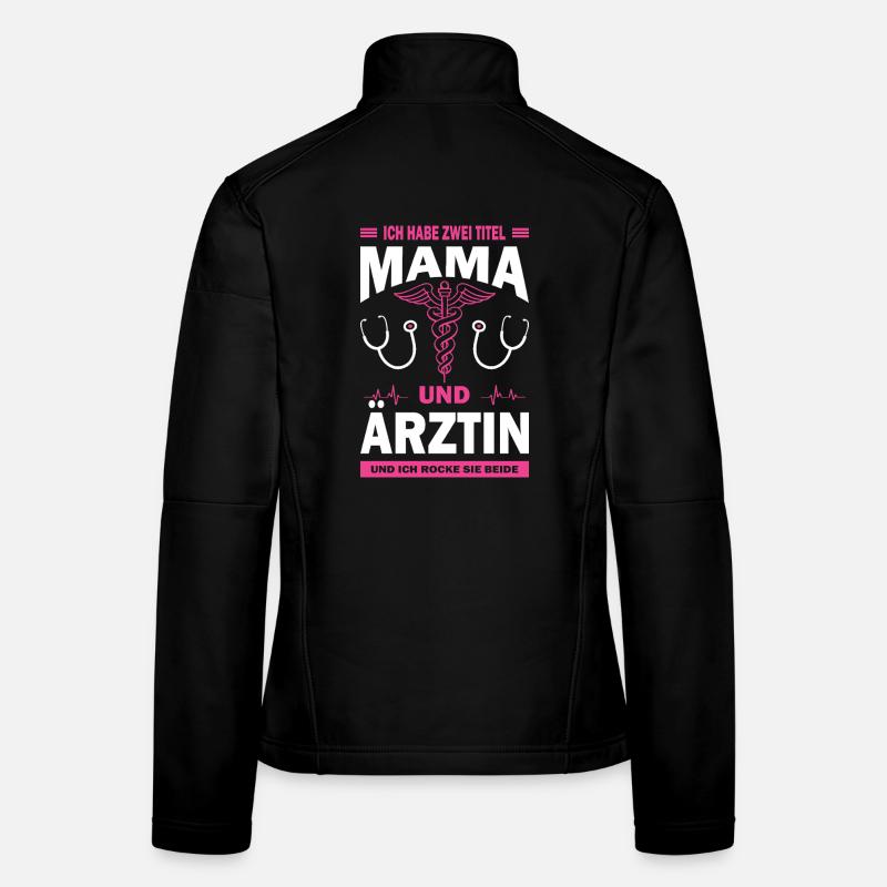 Maman et médecin Veste en tissu softshell Femme