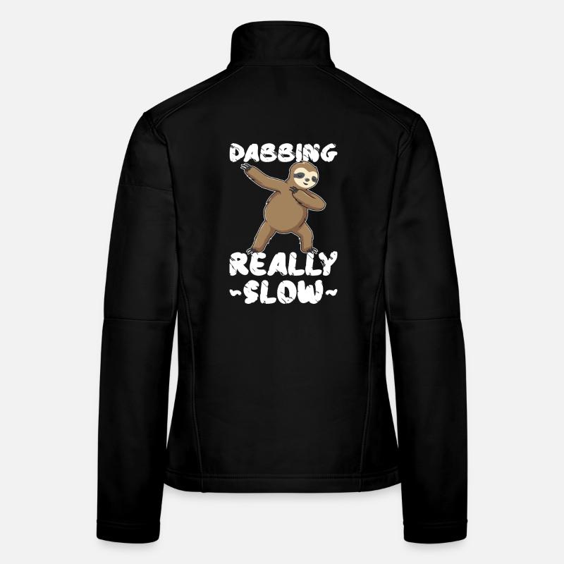 Dabbing Really Slow Sloth Women's Softshell Jacket