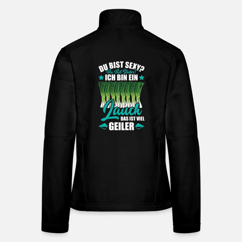 Gym DU BIST STEILER BIN EIN LAUCH DAS IST GEILER Frauen Softshelljacke