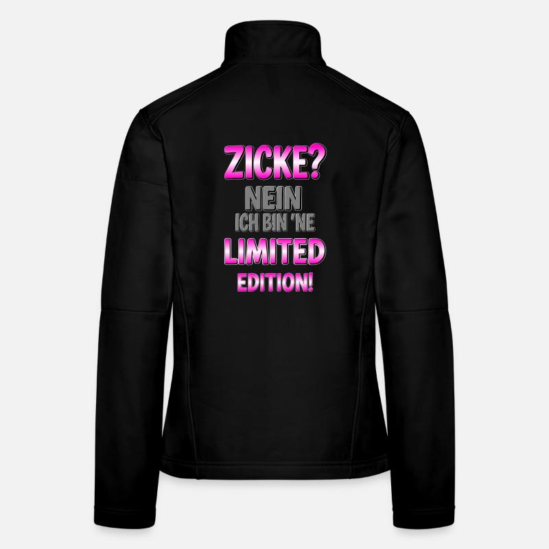 Limited Edition Saying - Women's Softshell Jacket - black