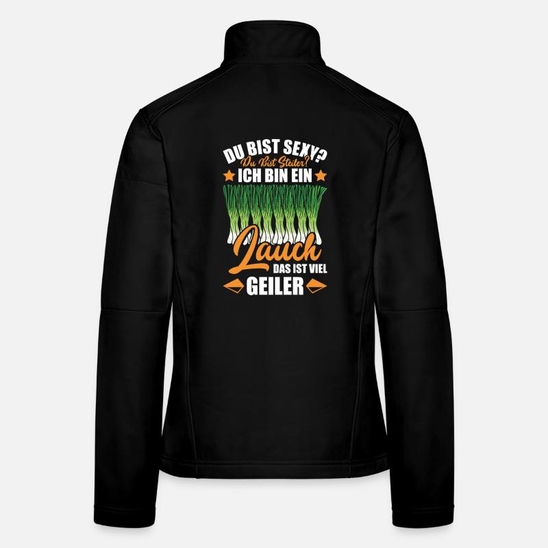 Gym TU ES PLUS RAIDE, JE SUIS UN POIREAU, C’EST ÇA Veste en tissu softshell Femme