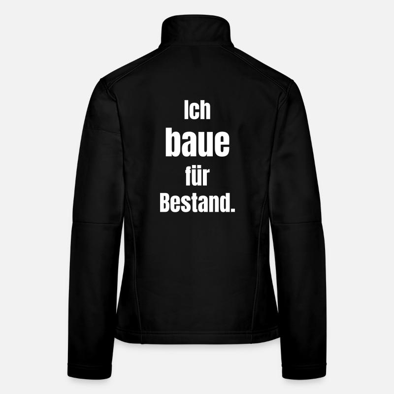 Je construis pour des bâtiments existants Veste en tissu softshell Femme