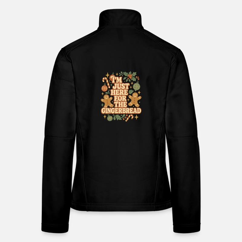 Gingerbread Lebkuchen Weihnachten Frauen Softshelljacke