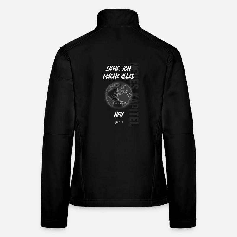 Siehe, ich mache alles neu Frauen Softshelljacke