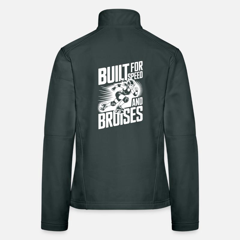 Rollerderby - Built for speed and bruises Women's Softshell Jacket