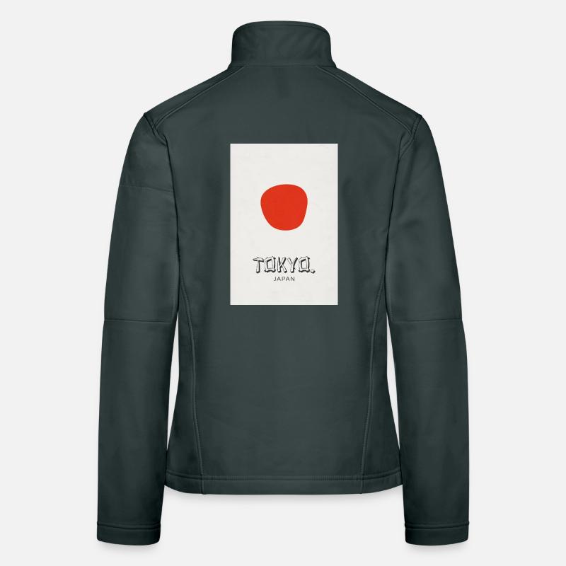 Tokyo Poster – Modernes Design Statement Frauen Softshelljacke