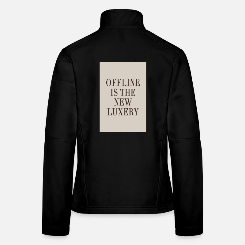 Offline ist der neue Luxus – Quiet Luxury Frauen Softshelljacke