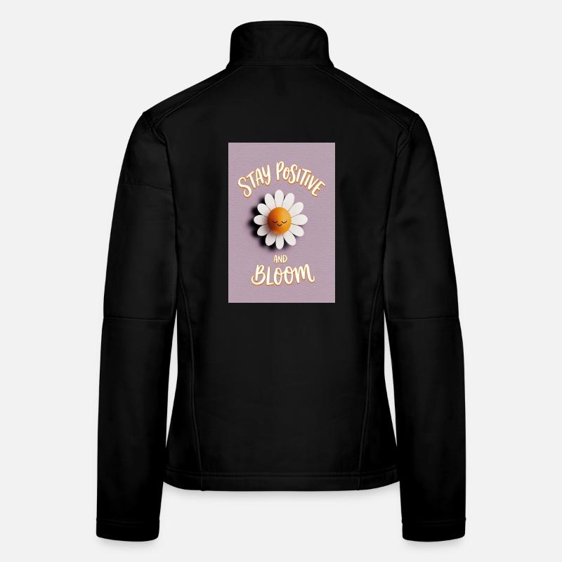 Bleib positiv, Bloom Daisy Frauen Softshelljacke