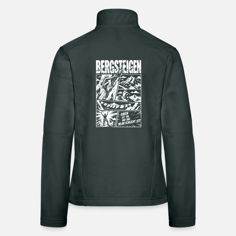 Bergsteigen Abenteuer Klettern Aussicht Frauen Softshelljacke