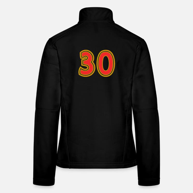 30. 30 ANS. 30e ANNIVERSAIRE. ANNIVERSAIRE 30 ANS. Veste en tissu softshell Femme